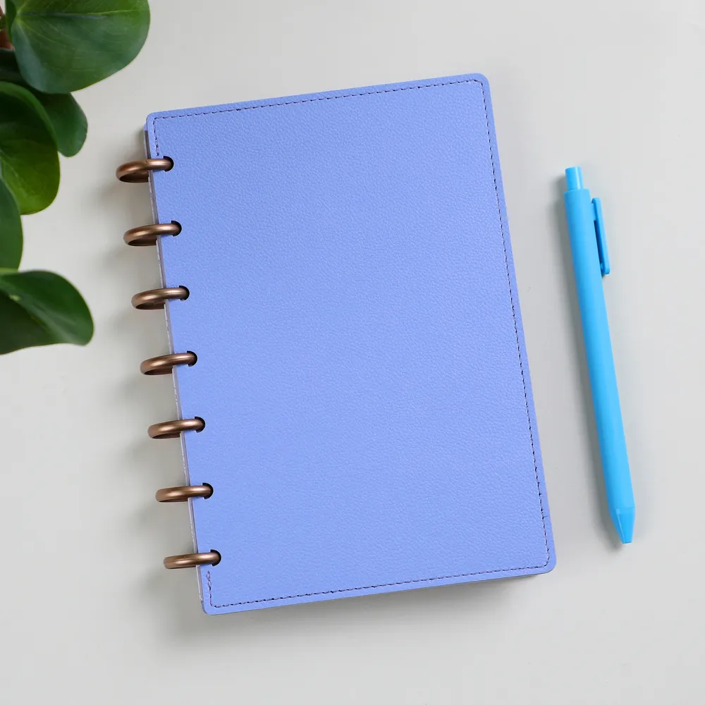 Happy Planner Deluxe couverture agenda mini Periwinkle similicuir