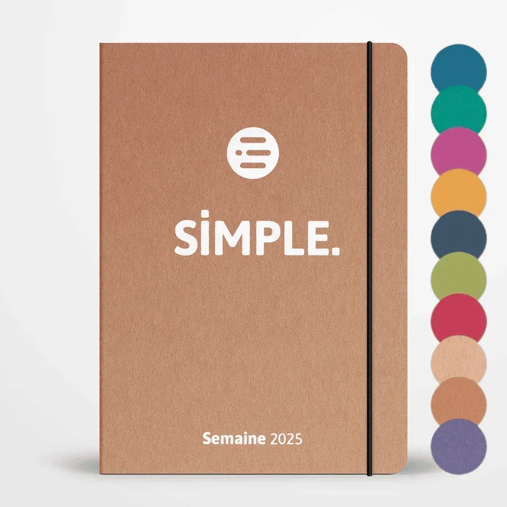 My365 SIMPLE Duo Organisation 2025 agenda A5 semainier Zen