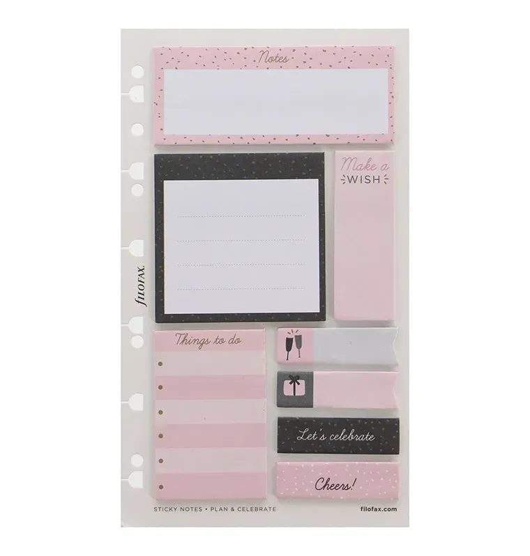Filofax Confetti notes adhésives A5 Pastel to-do