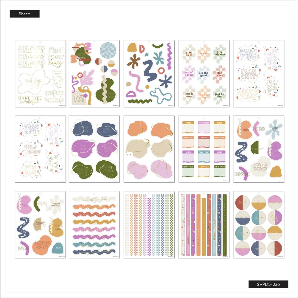 Me & my big ideas Canyon Modern Large Value Pack stickers 131