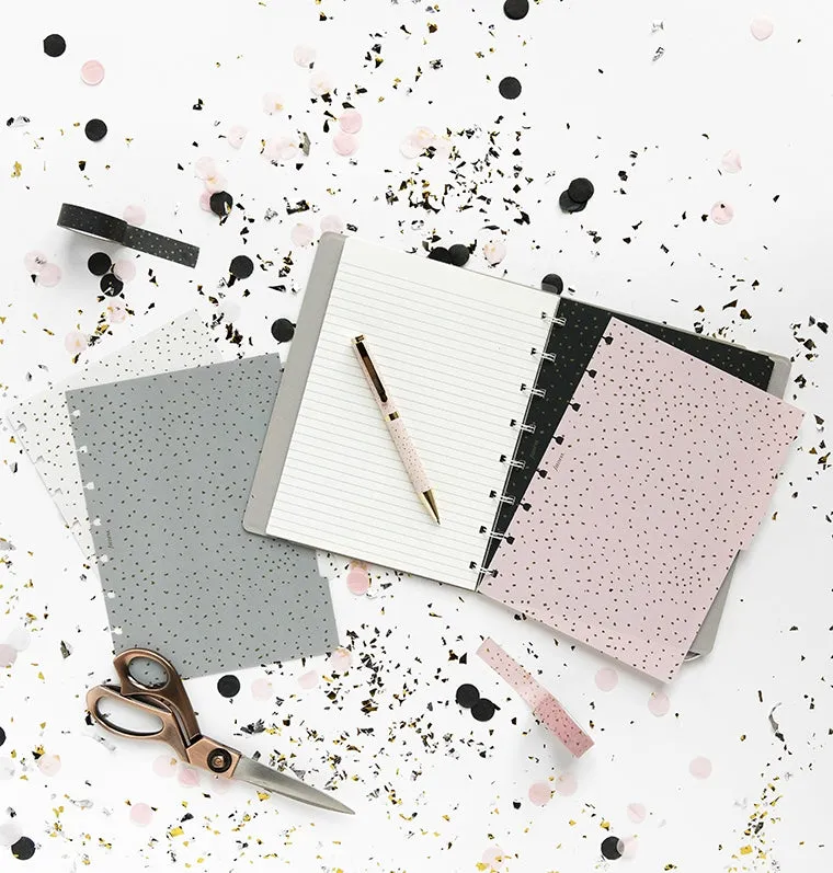 Filofax Confetti Intercalaires Notebook A5 x4 plastique