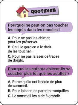 Incollables Pourquoi boîte quiz 360 questions famille
