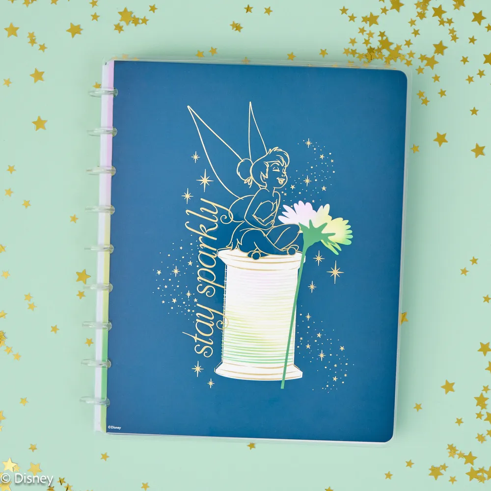 Happy Planner Disney Tinker Bell carnet pointillé 60 feuilles