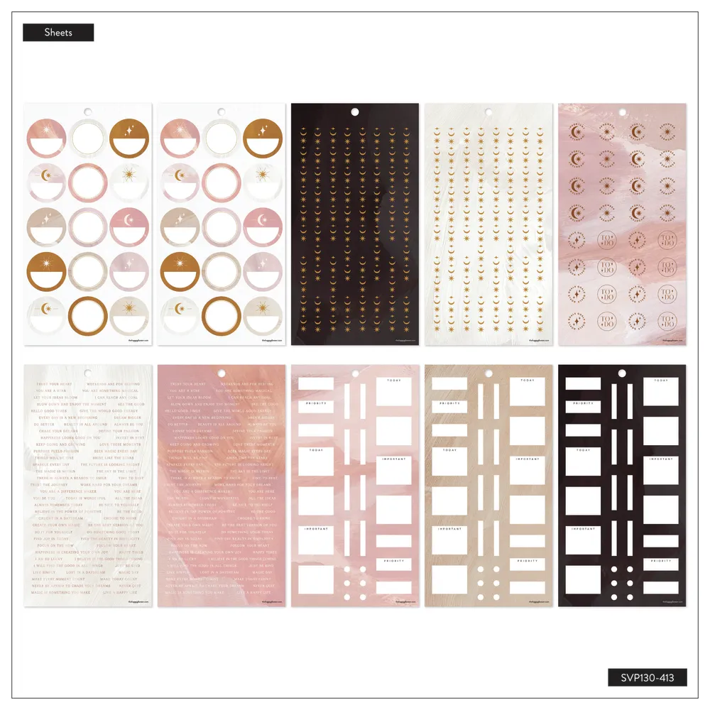 Happy Planner Everyday Magic stickers astrologie 725