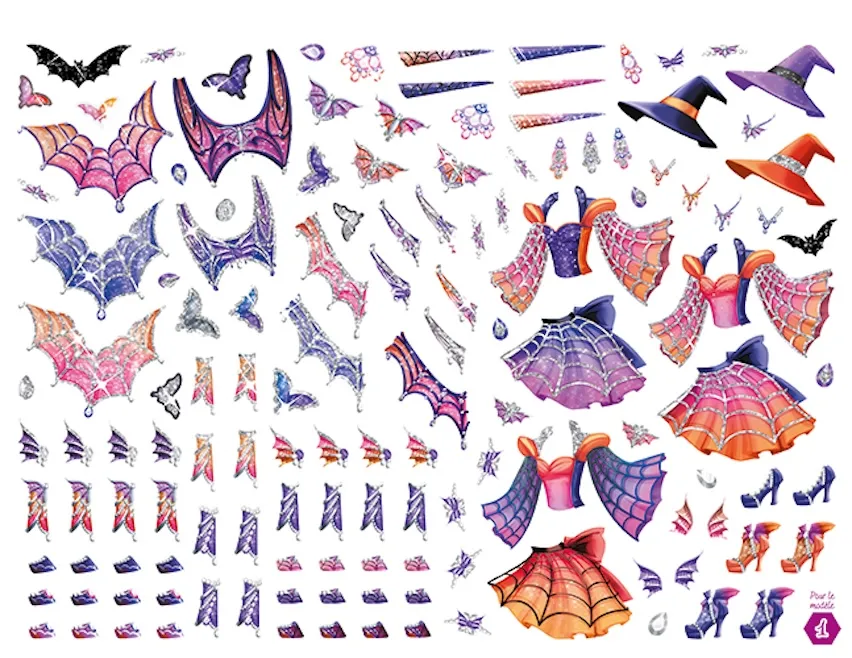Frigobloc Licornes de rêve carnet créatif stickers