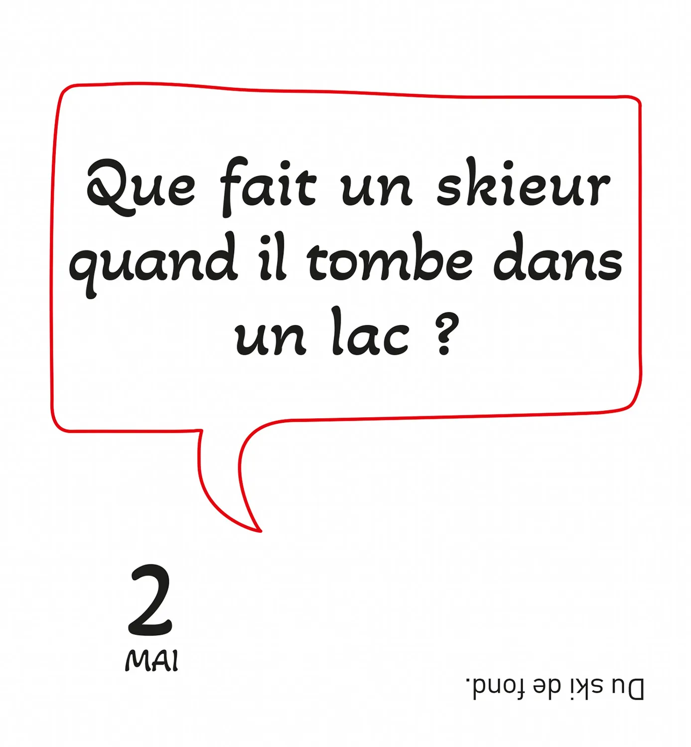 Frigobloc Mini calendrier 365 blagues et farces famille