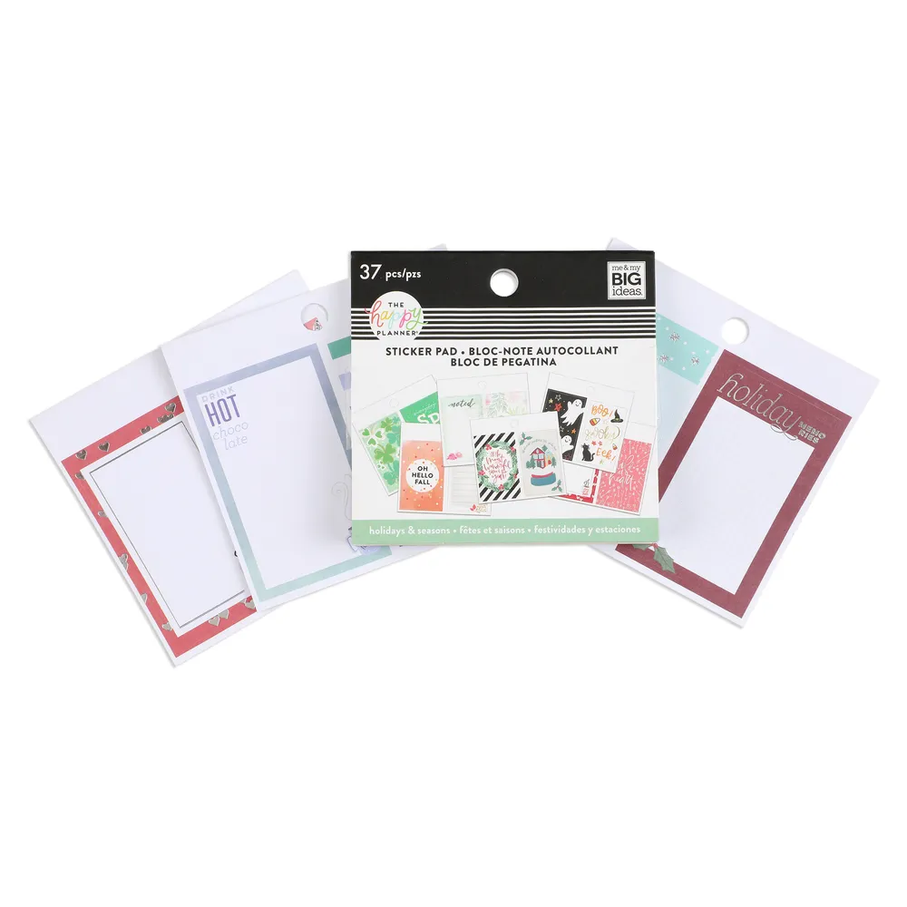 Happy Planner Seasonal mini bloc stickers 20 feuilles