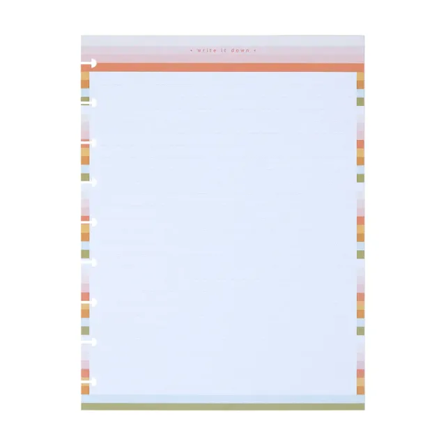 Me & my big ideas Simple Joys papier recharge pointillé ligné Classic 40 feuilles