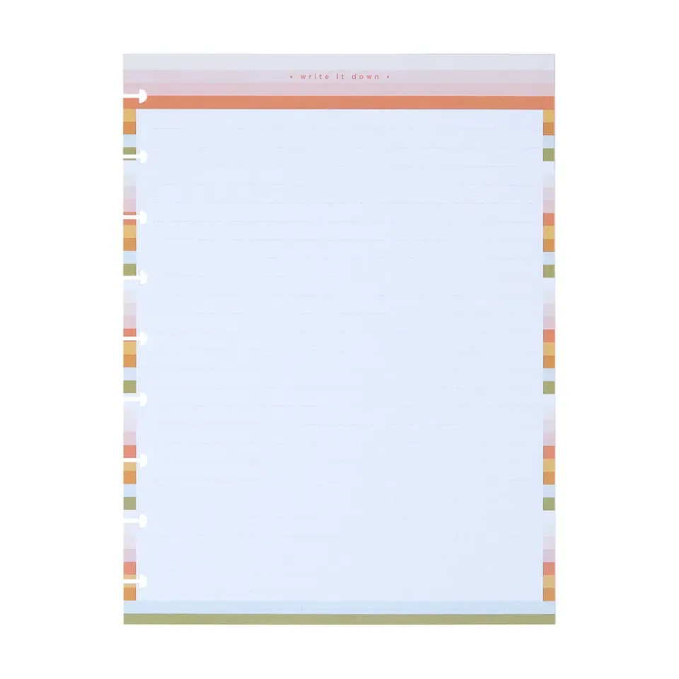 Me & my big ideas Simple Joys papier recharge pointillé ligné Classic 40 feuilles