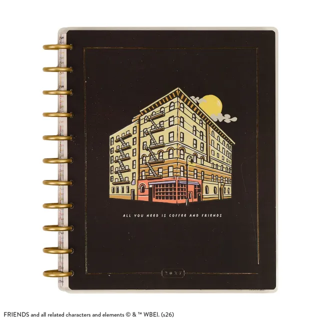 Happy Planner Friends agenda dashboard Big 12 mois 2027