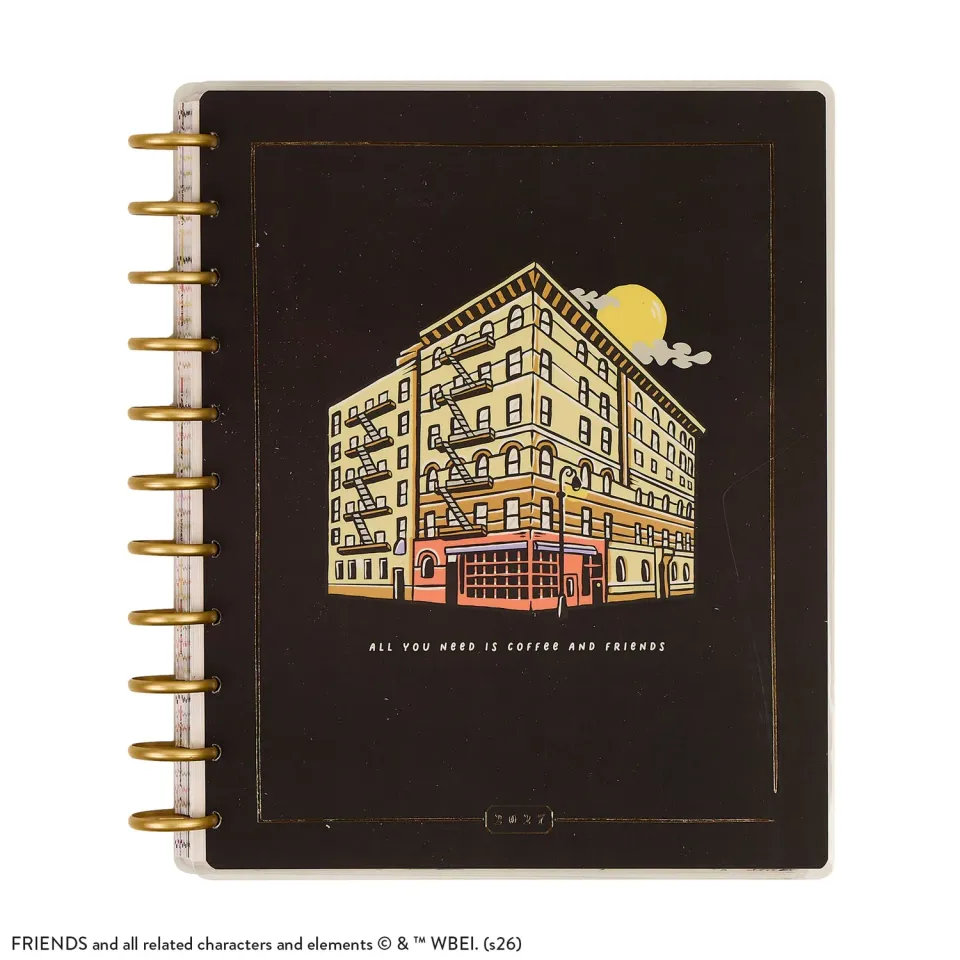 Happy Planner Friends agenda dashboard Big 12 mois 2027