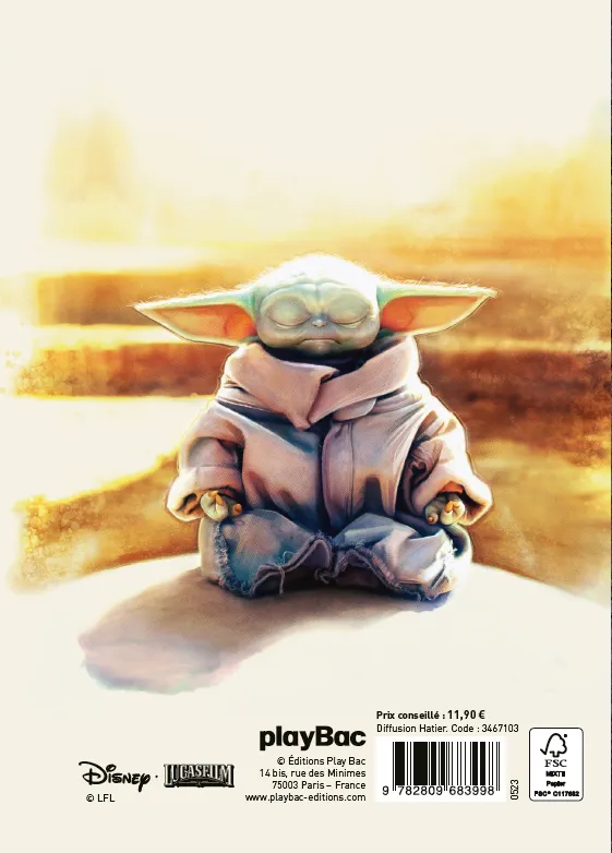 Frigobloc Mandalorian 2023-2024 agenda scolaire une page par jour