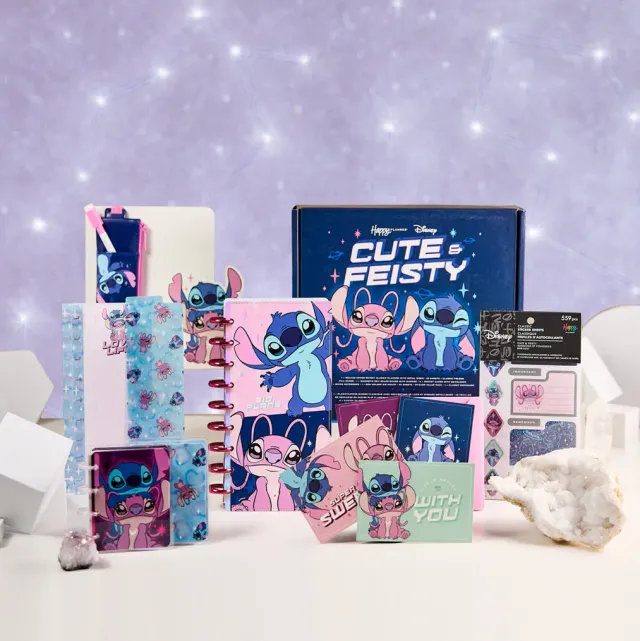 Happy Planner Disney Stitch Angel coffret Be Happy Box