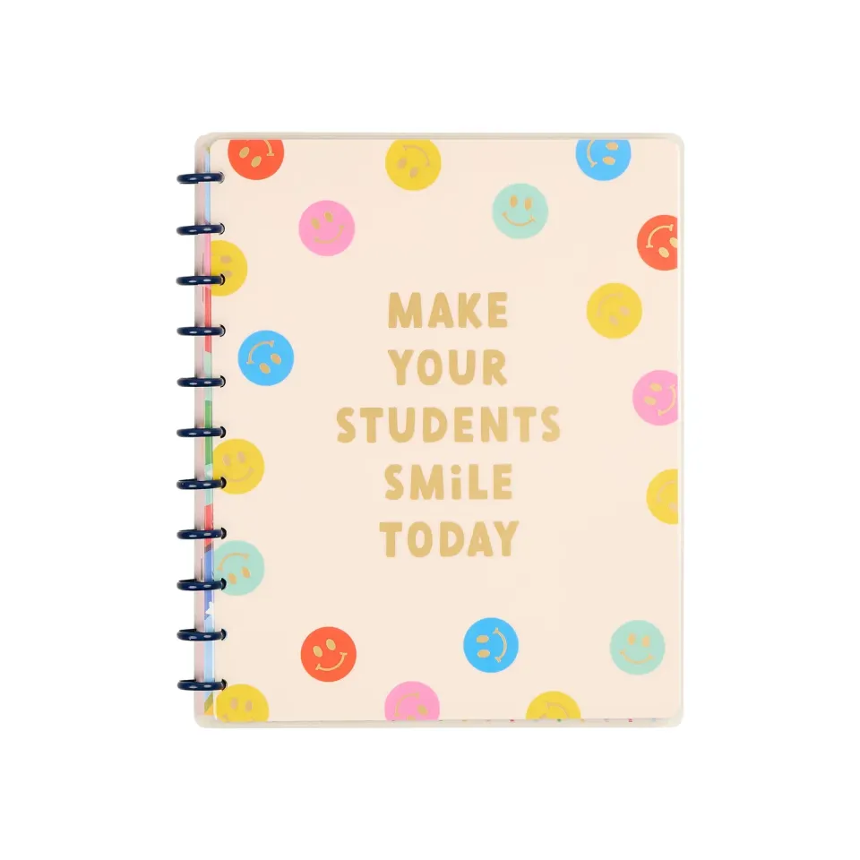 Happy Planner Live Love Teach carnet big pointillé ligné 60 feuilles