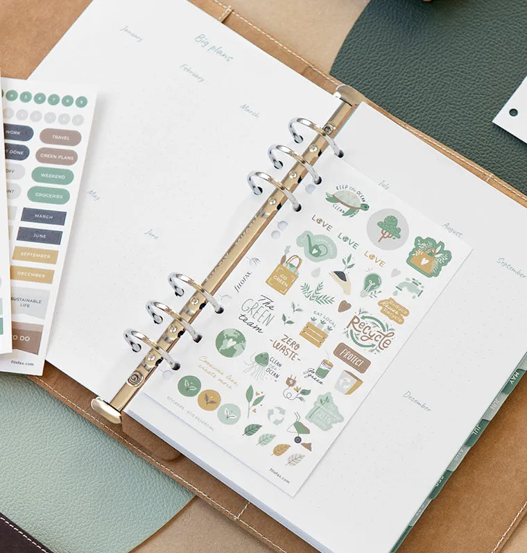Filofax Eco Essential stickers agenda A5 Personal