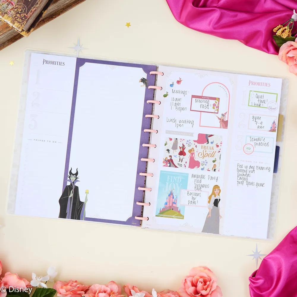 Happy Planner Disney Aurore papier Big 40 feuilles dashboard