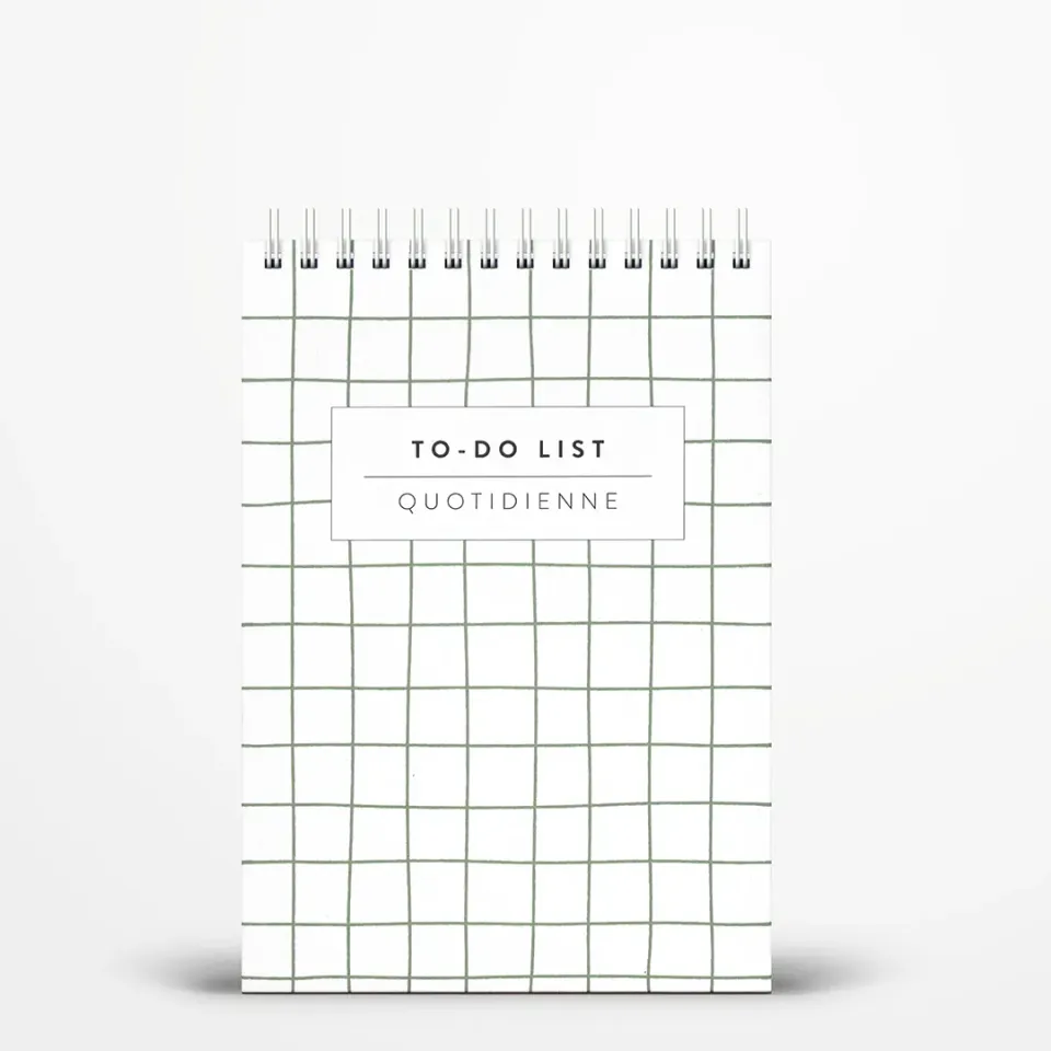 My365 To-do list quotidienne bloc-notes non daté 12,5x17,5