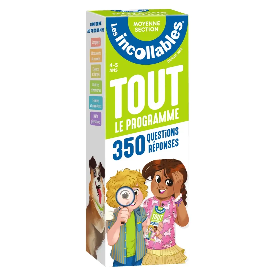 Les Incollables Moyenne section cahier 4-5 ans 350 quiz