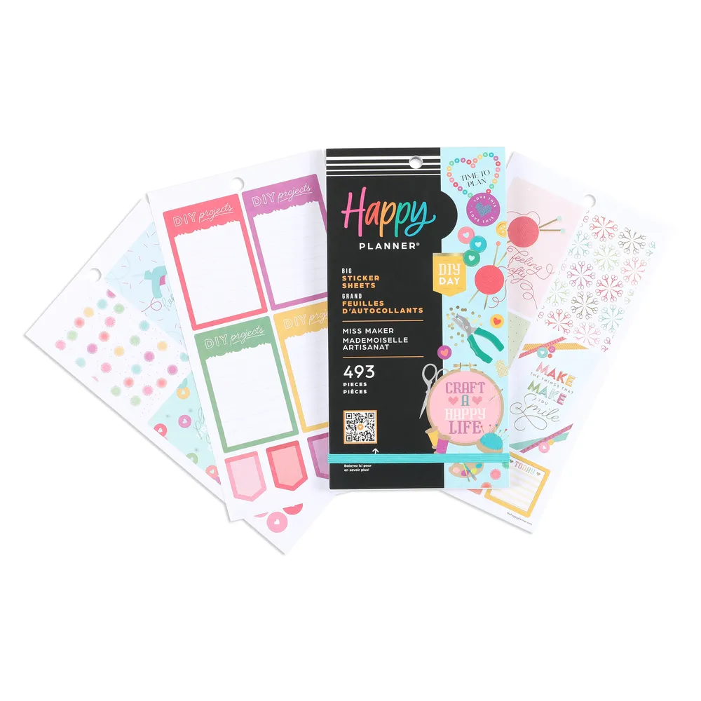 Me & my big ideas Miss Maker stickers Big 493 pièces