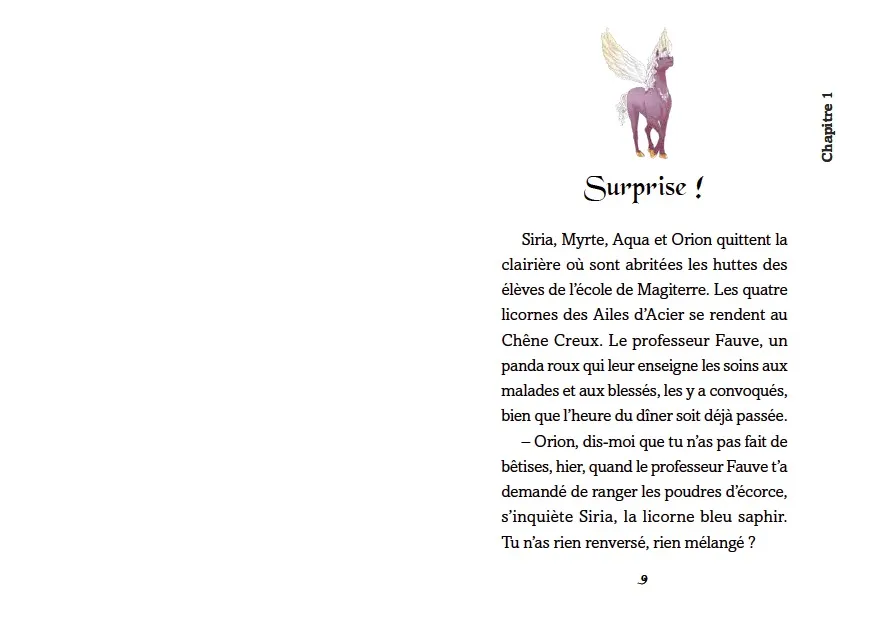 Les Mondes d'Animalia Tome 4 roman licorne rebelle 8-12 ans