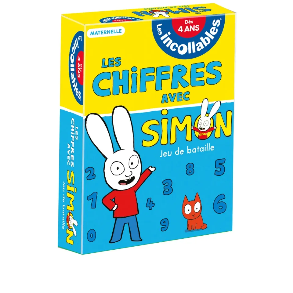 Frigobloc Les incollables Simon jeu de bataille 4 ans