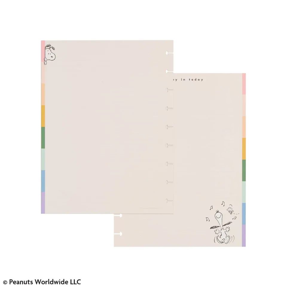 Happy Planner Peanuts papier recharge Classic 40 feuilles pointillé
