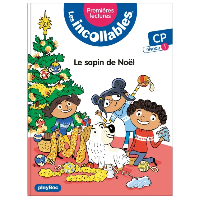 Incollables Premières lectures livre Tome 16 Sapin de Noël Niv 1