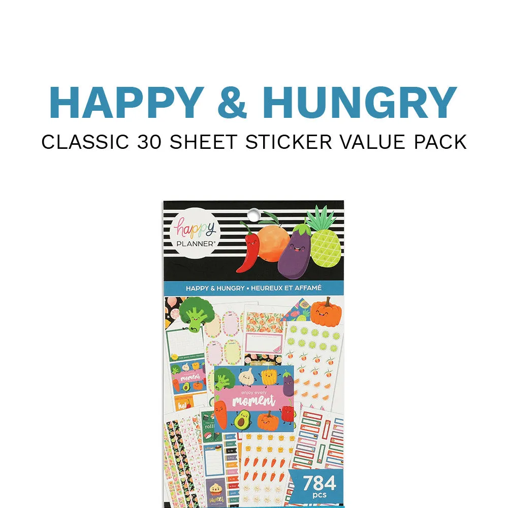 Happy Planner Happy & Hungry Food Value Pack carnet 784 stickers