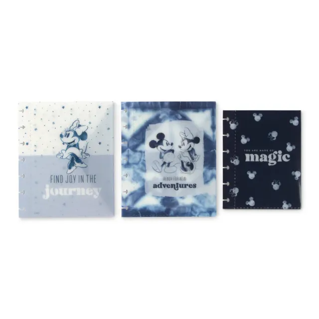 Happy Planner Disney Mickey Minnie enveloppes indigo x3