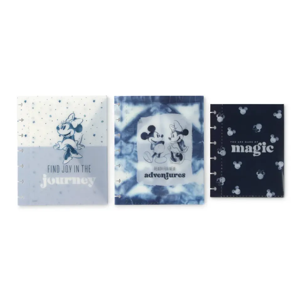 Happy Planner Disney Mickey Minnie enveloppes indigo x3