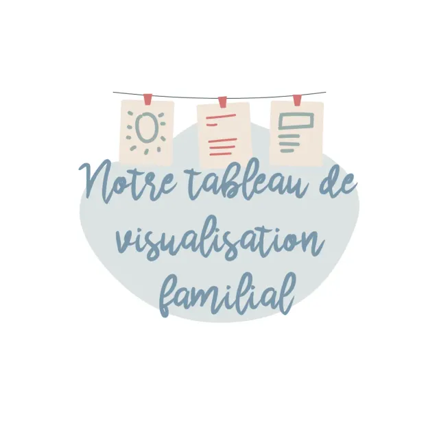 Les Belles Combines Notre tableau de visualisation familial fiche à imprimer française