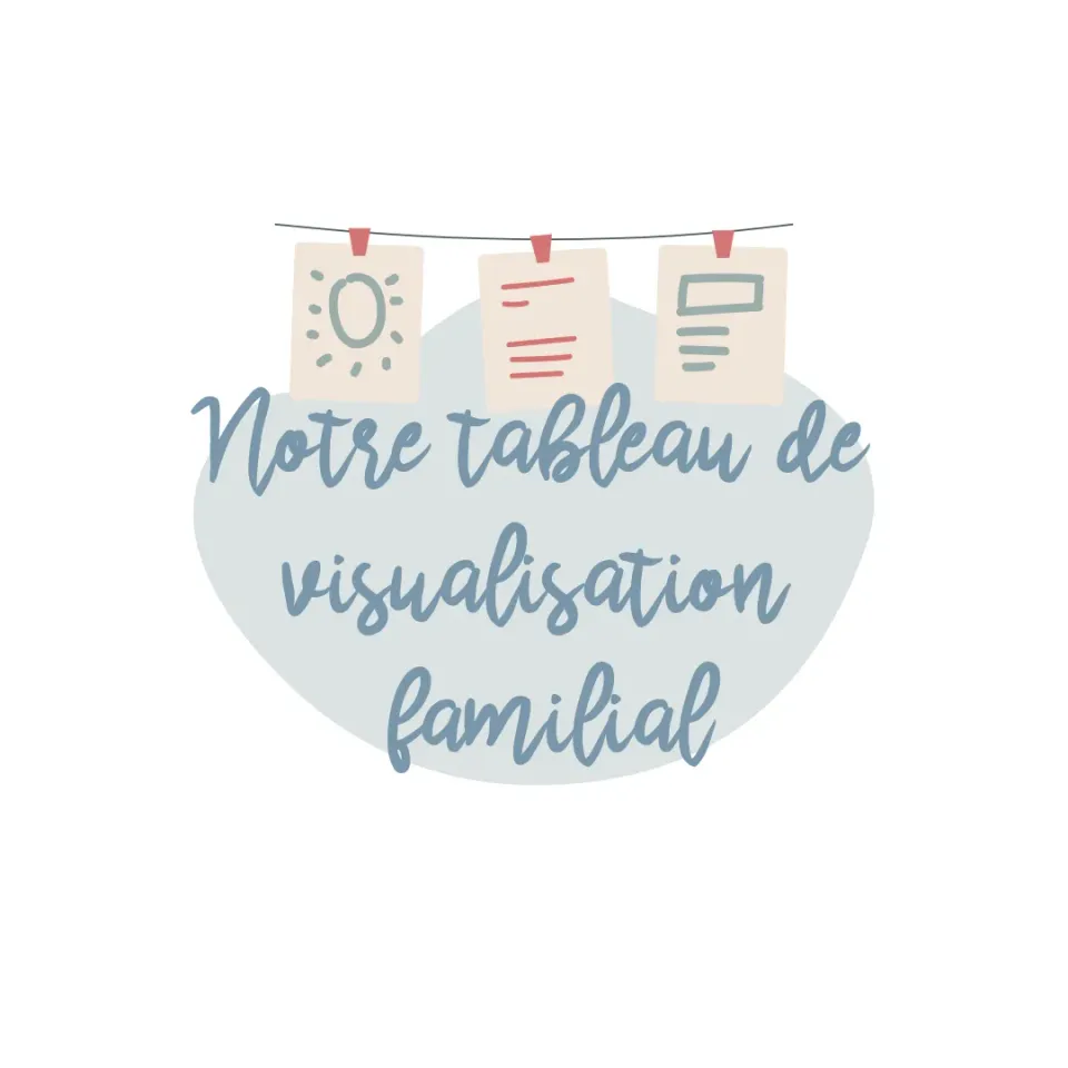 Les Belles Combines Notre tableau de visualisation familial fiche à imprimer française
