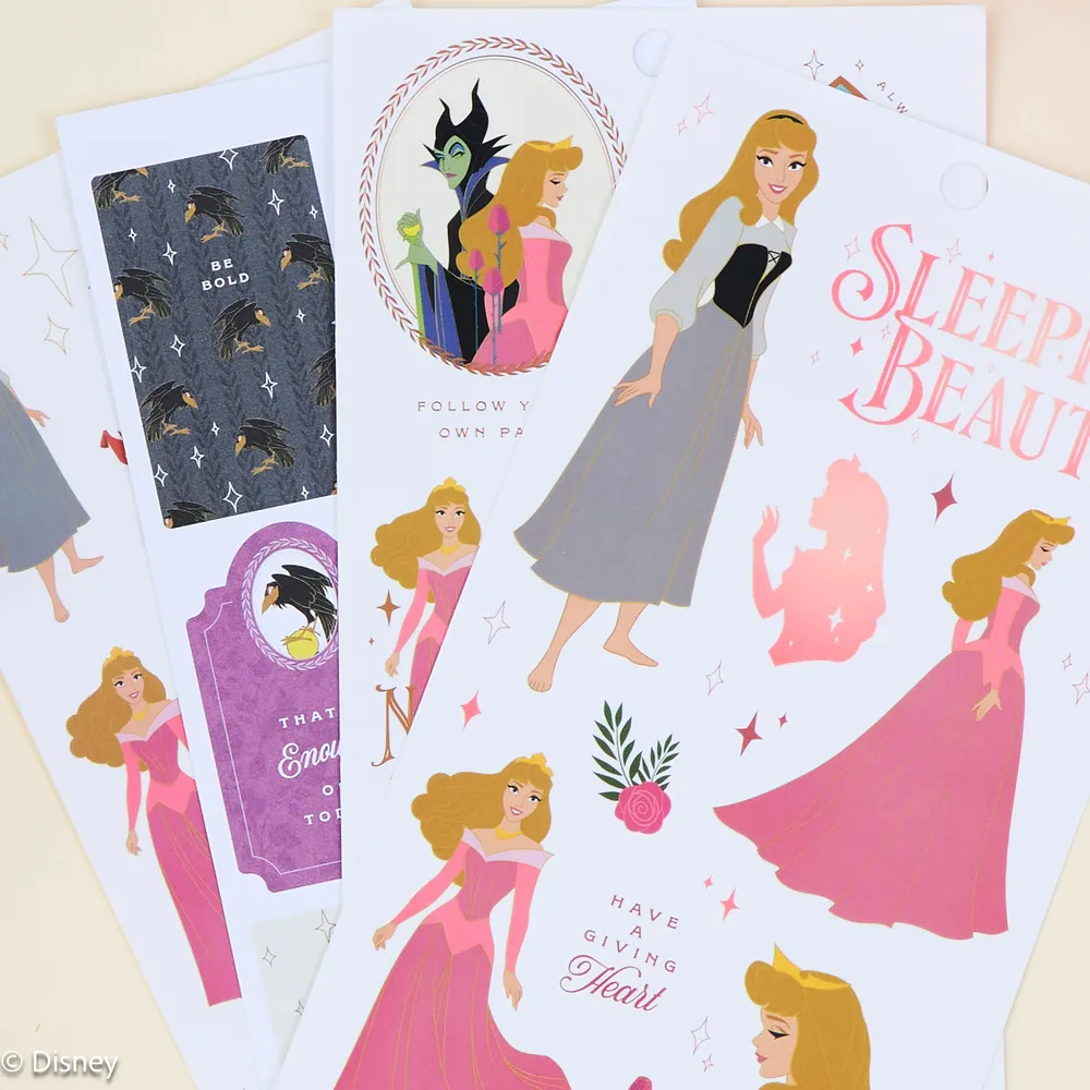Happy Planner Disney Sleeping Beauty stickers 30 feuilles