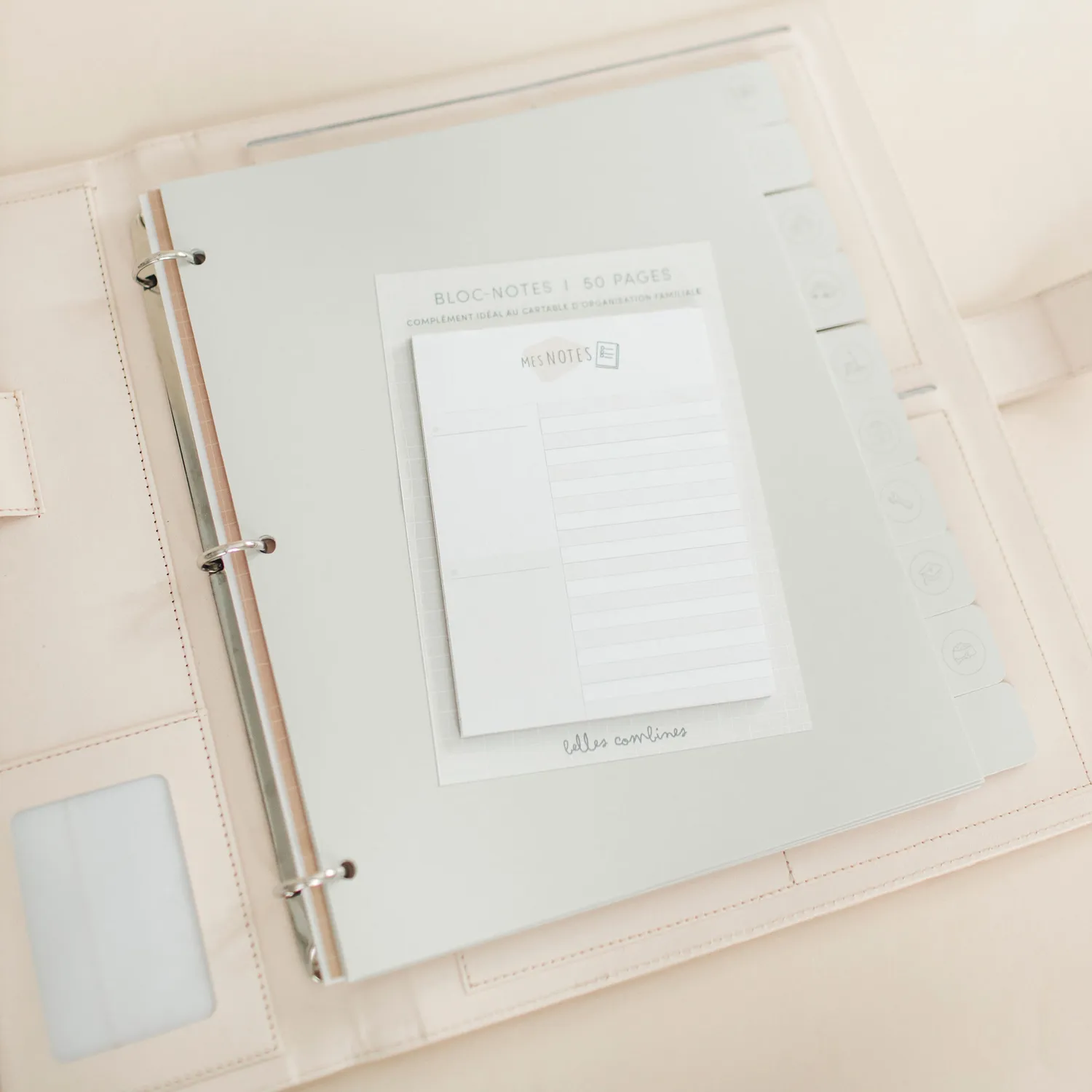 Les Belles Combines Mes notes bloc-notes 50 pages 10,7x12,7 cm