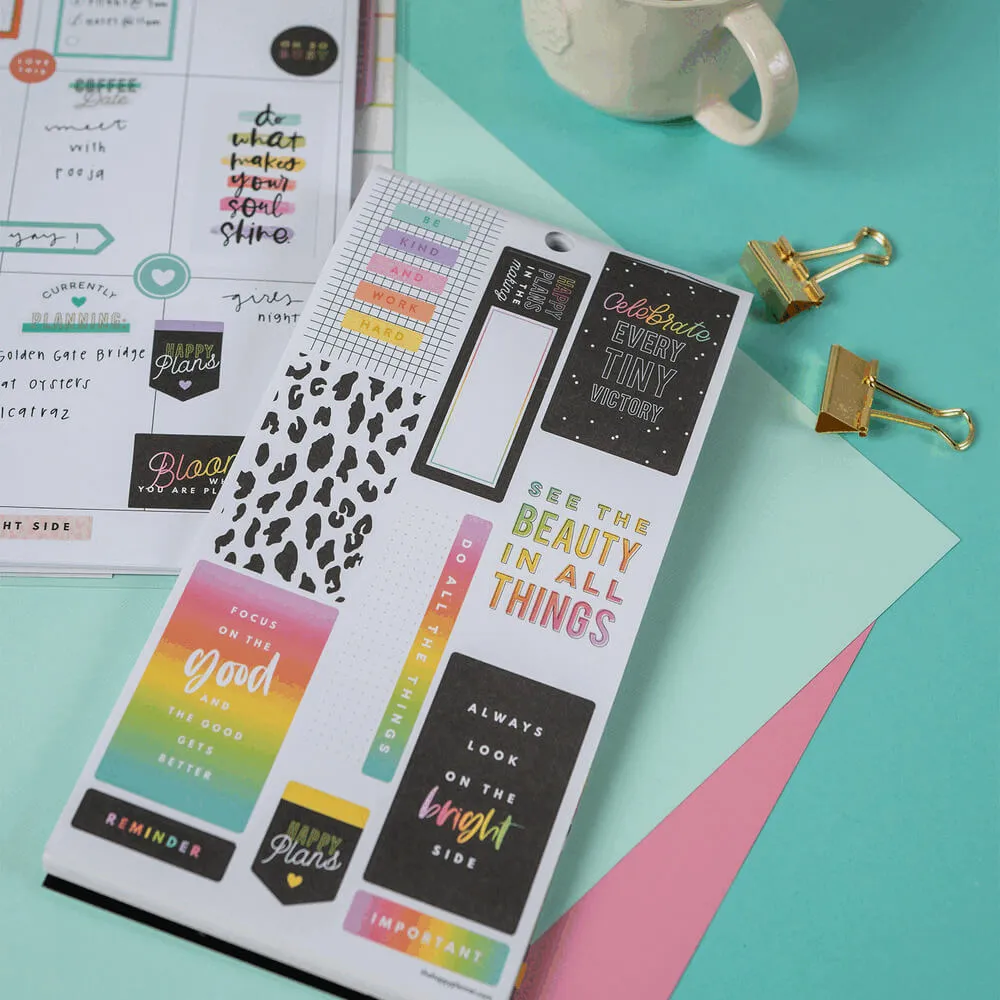 Happy Planner Happy Plans Value Pack stickers 30 feuilles couleur