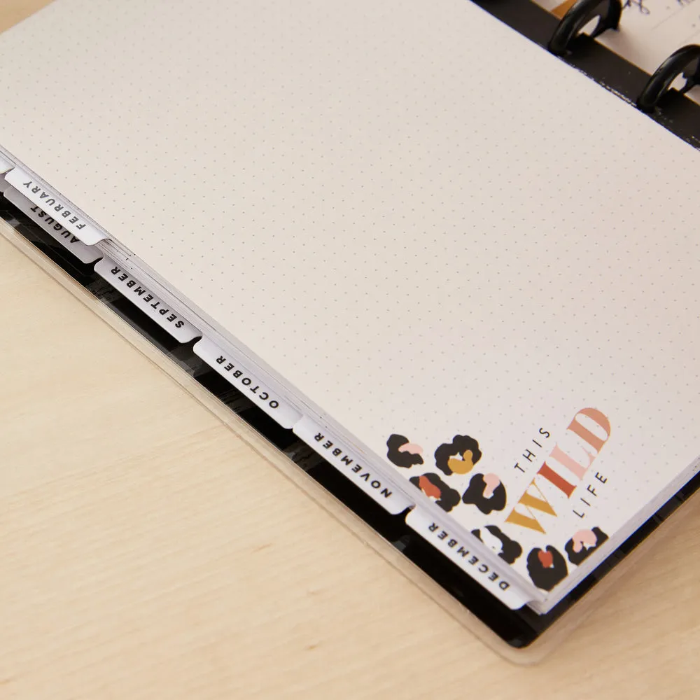 Happy Planner Modern Wild recharge papier Mini 40 feuilles