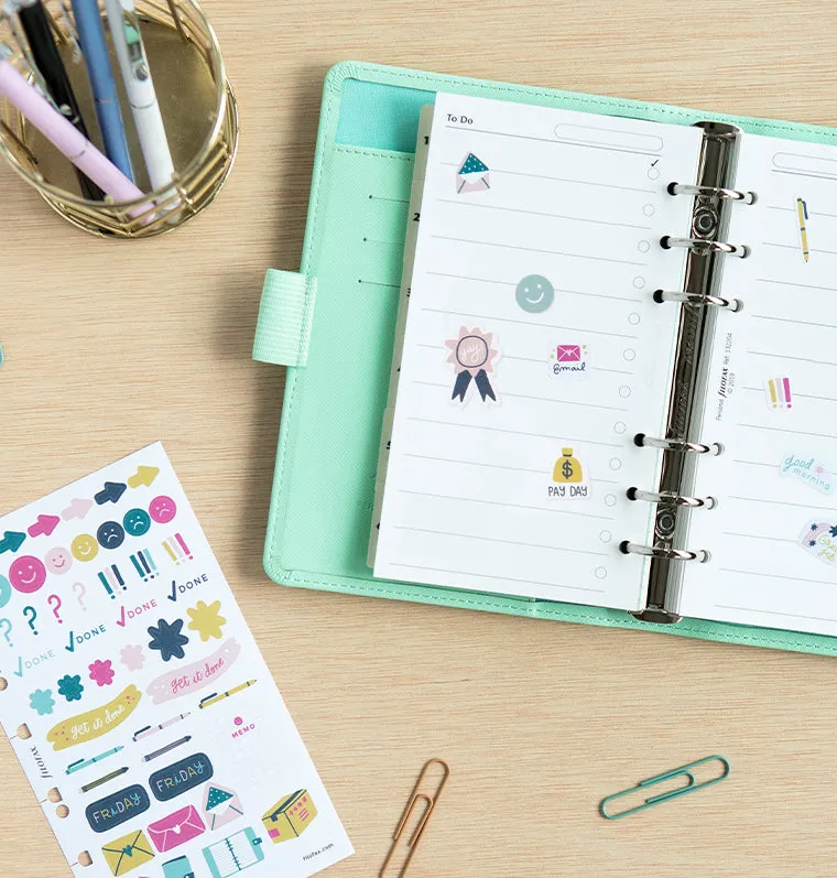 Filofax Everyday autocollants travail études