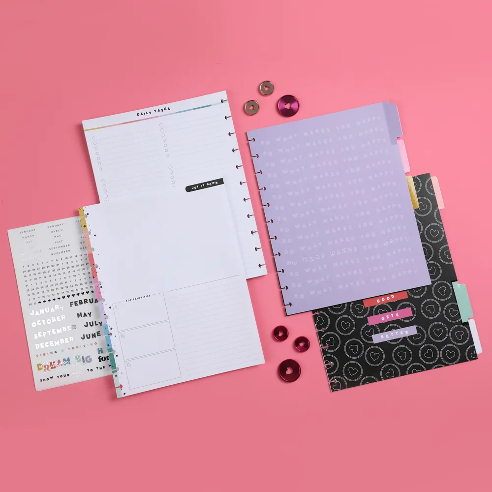 Happy Planner Happy Brights extension Big 6 mois 470 pièces
