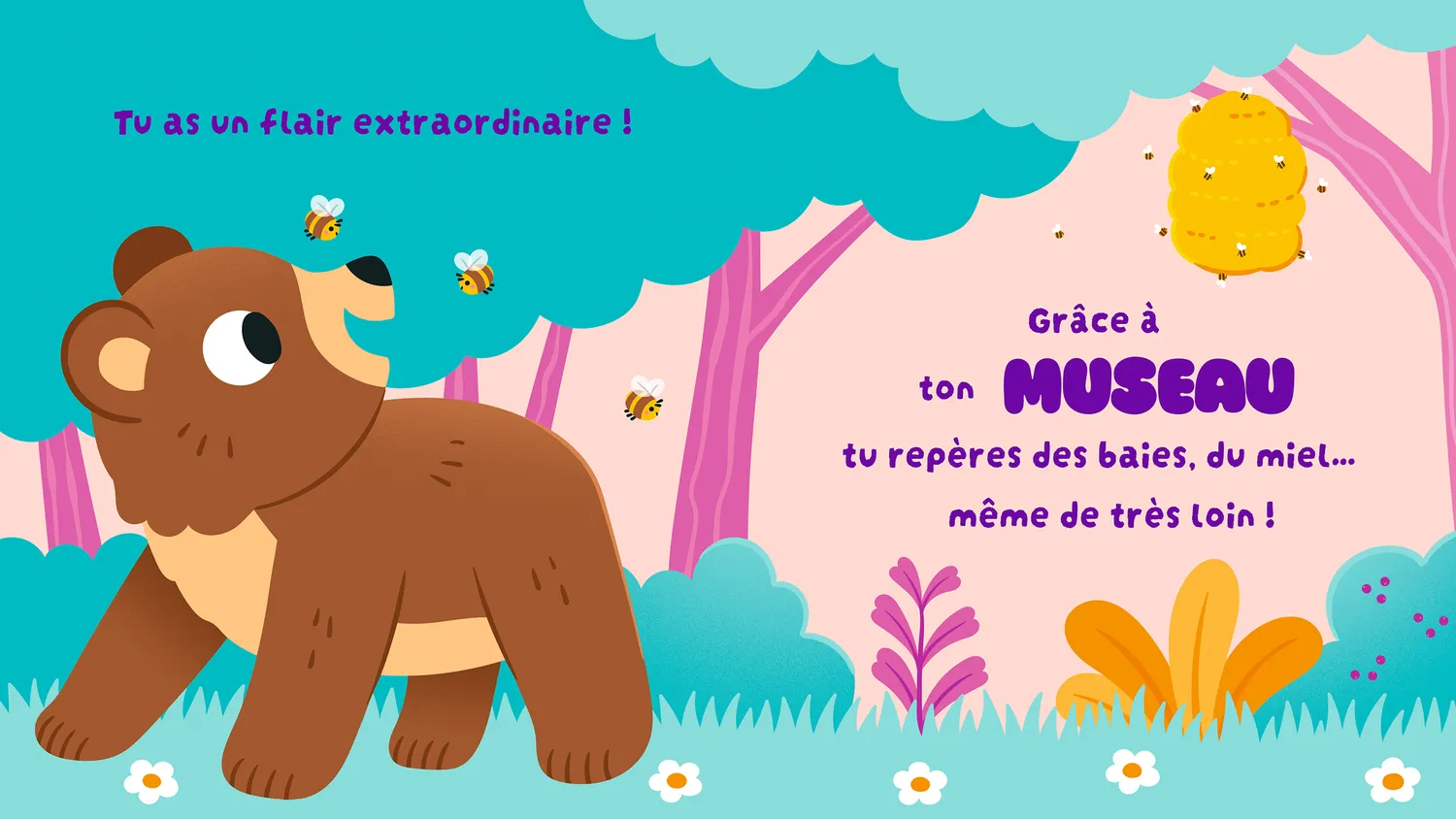Frigobloc Mes Tout-Doux Petit Ours livre bébé peluche douce