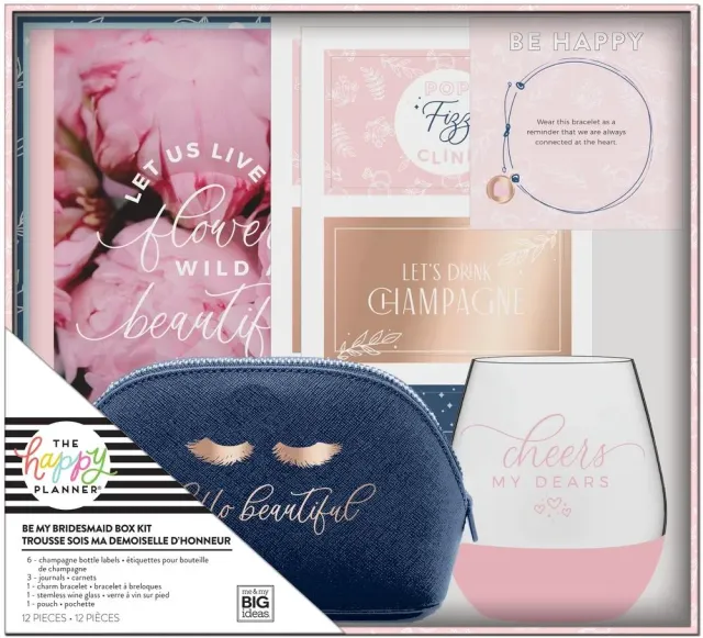 Happy Planner Soul Sister coffret cadeau témoin 12 pièces