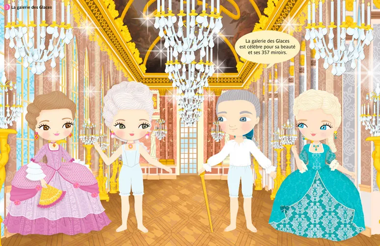 Minimiki Habille Emma à Versailles stickers 300