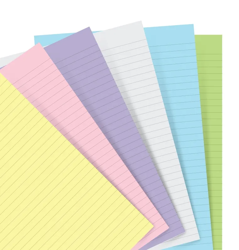 Filofax Pastels recharge lignee Pocket pastel