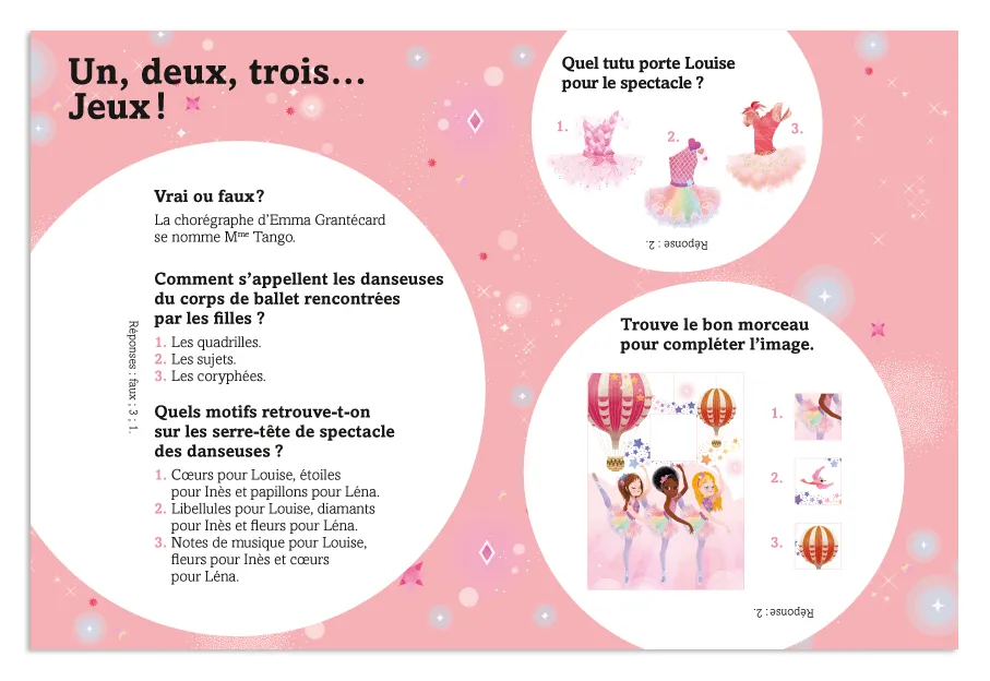Frigobloc Une deux trois Danseuses Tome 9 Grand Spectacle roman danse