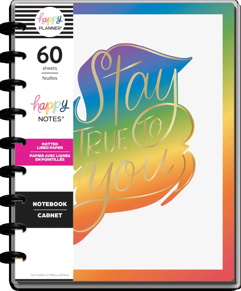 Happy Planner Stay True carnet Classic 60 feuilles pride