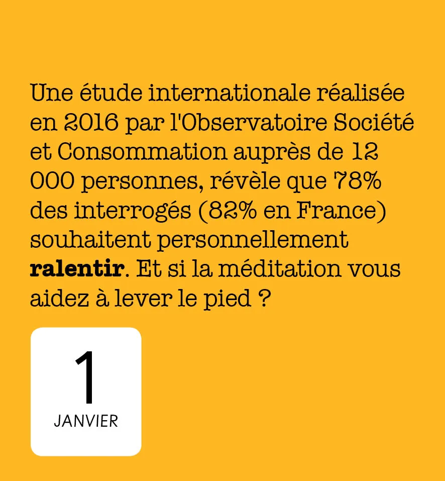 Mini calendrier 365 jours de méditation zen bureau