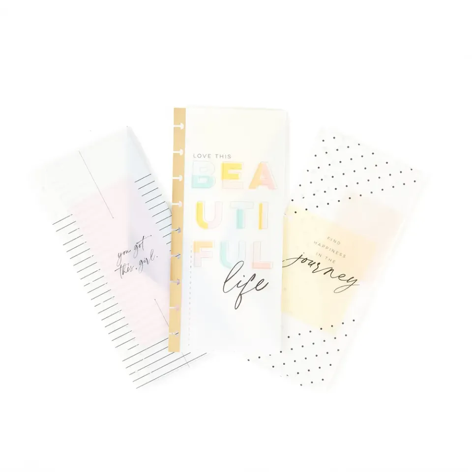 Happy Planner Happy Plans enveloppes plastique lot de 3