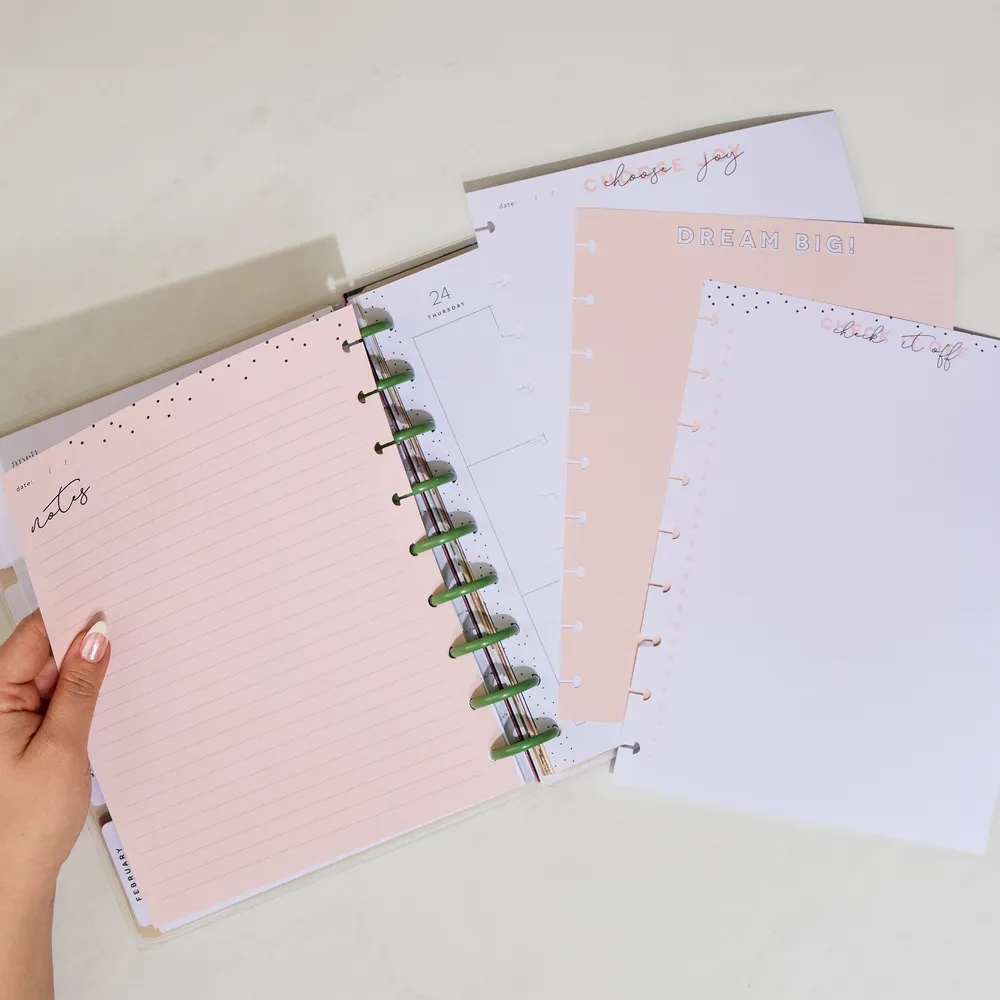Happy Planner Simple Essentials Classic recharge papier 40 feuilles pointillées
