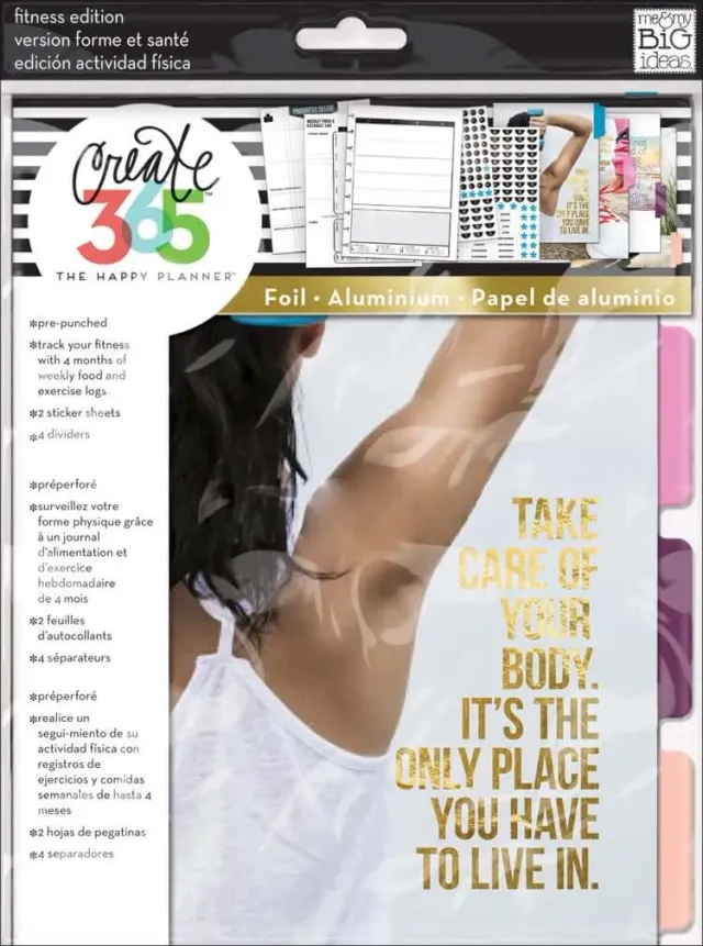 Happy Planner Fitness extension Classic 24 pages suivi sport