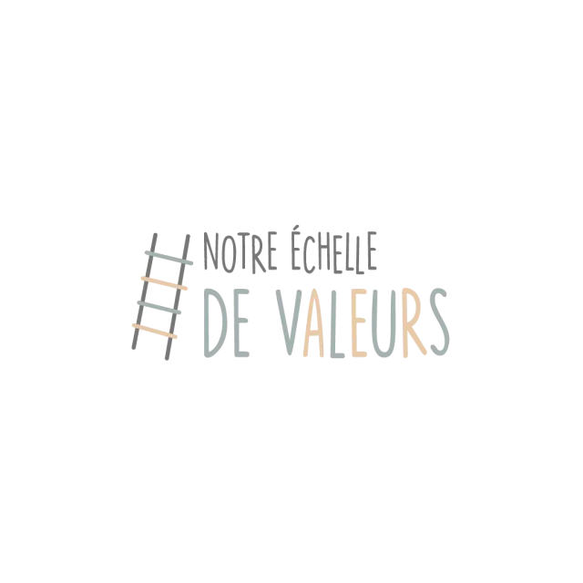 Les Belles Combines Échelle de valeurs fiche enfants famille