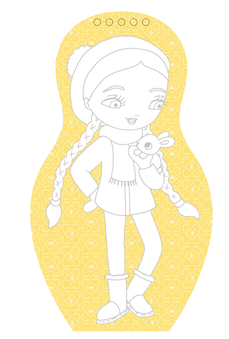 Minimiki Astrid en Suède carnet créatif stickers bracelet